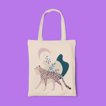 Tote Bag Guepardo Rosa