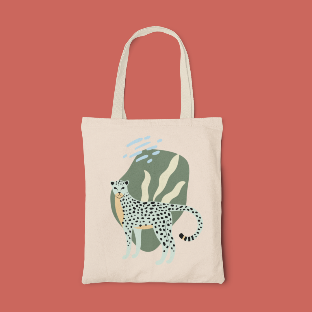 Tote Bag Guepardo Verde