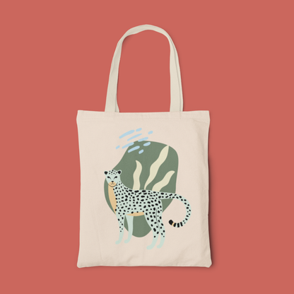 Tote Bag Guepardo Verde