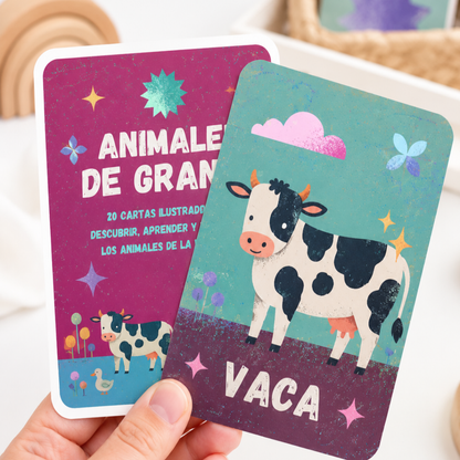 Flash Cards Animales de Granja