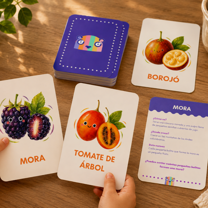 Flash Cards Frutas Colombianas