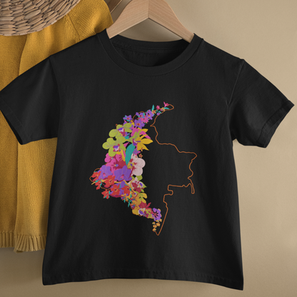 Camiseta Niños Colombia en Flor