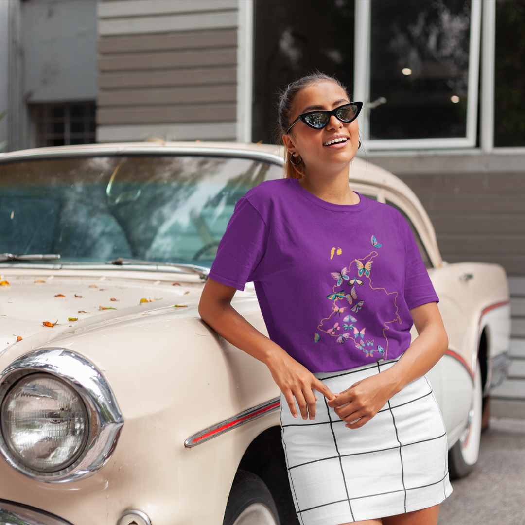 Camiseta Mariposas de Colombia