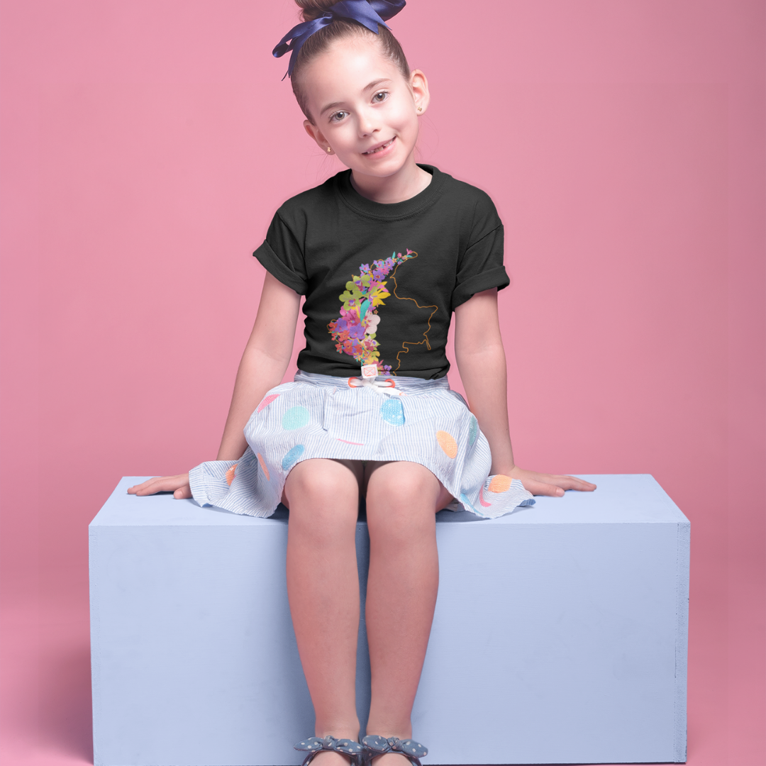 Camiseta Niños Colombia en Flor