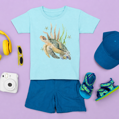 Camiseta Niños Tortuga Marina.