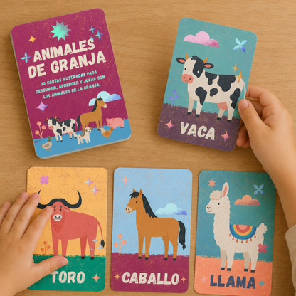Flash Cards Animales de Granja