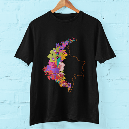 Camiseta Colombia en Flor
