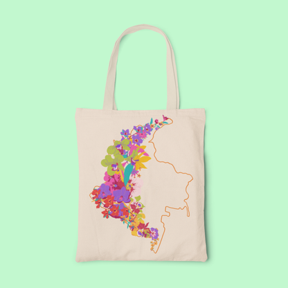 Tote Bag Colombia en flor