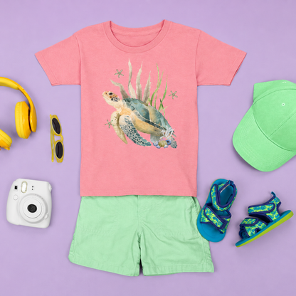 Camiseta Niños Tortuga Marina.