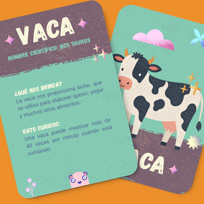 Flash Cards Animales de Granja