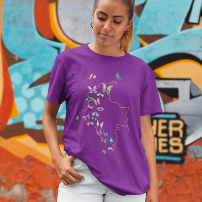 Camiseta Mariposas de Colombia