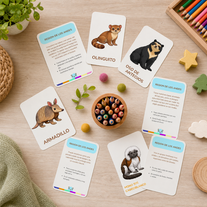 Flash Card Animalitos Colombianos