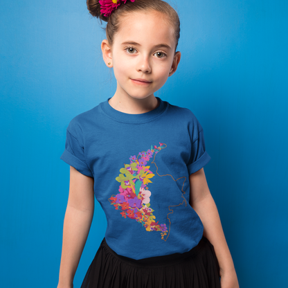 Camiseta Niños Colombia en Flor