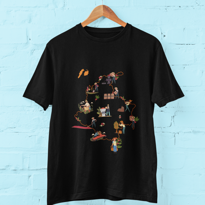 Camiseta Colombia es Café