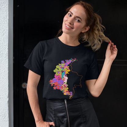 Camiseta Colombia en Flor