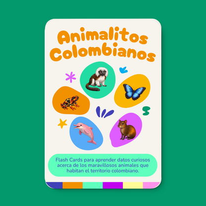 Flash Card Animalitos Colombianos