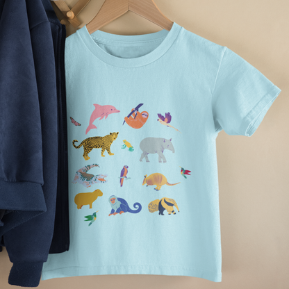 Camiseta Niños Animalitos de Colombia