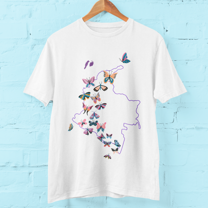 Camiseta Mariposas de Colombia