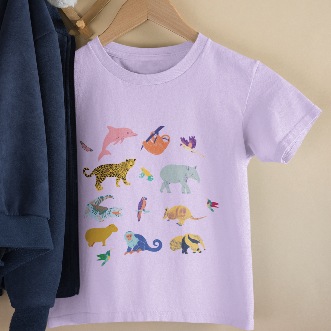 Camiseta Niños Animalitos de Colombia