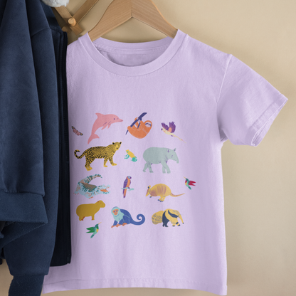 Camiseta Niños Animalitos de Colombia