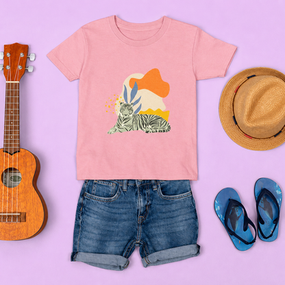 Camiseta Niños Tigre Verde