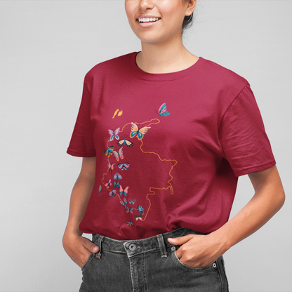 Camiseta Mariposas de Colombia
