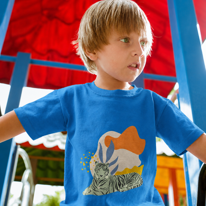 Camiseta Niños Tigre Verde