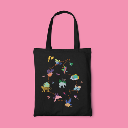 Tote Bag Mapa Animalitos de Colombia